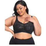 Full figure bra lace thin section