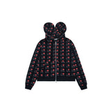 Ashley williams zipper hoodie i love mesuitheart printed outwearfleece-linedcasual sweatpants