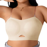 Full figure bra push-up seamless bubble wrapnon-slip