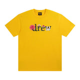 Drew house tshirt r collection d@ew floral & letter graphic crew neck pullover short sleeve wholesale single piece