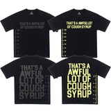 Hip-hop t-shirts: american high street style, short sleeve, letter print, loose fit, hip-hop tee