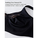 Full figure bra seamless push-up to prevent sagging
