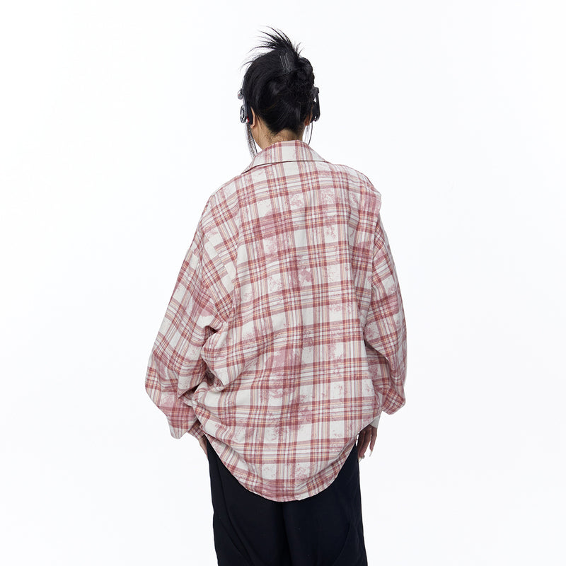 Unisex Jacket Autumn Design Plaid Shirt