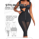 Shapewear bodysuit tightens the abdomen and lifts the buttocks