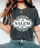 Washed Halloween Pumpkin Halloween Street Retro T-Shirt