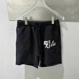 Saint m t pants r s.m creative letter print casual loose shorts wholesale single piece