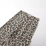 Women Pants Summer Animal Pattern Floral Print Casual Jumpsuit Wide Leg Pants