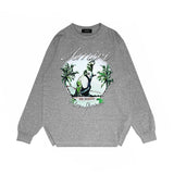 Amiri Long Sleeved Shirt Printed Trendy Pure Cotton