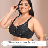 Full figure bra lace thin section