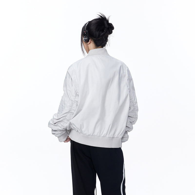 Unisex Jacket Autumn Mechanical Style Simple Jacket