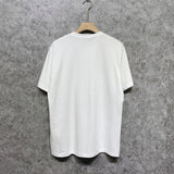 Amiri t shirts rainbow letter printing short sleeve