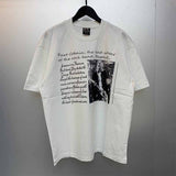 SAINT MICHAEL Vintage T Shirt Nirvana Band Kurt Cobain Short Sleeve