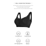 Full figure bra - wireless lace lightly lined