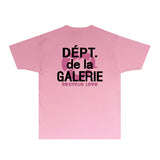 Gallery Dept T Shirt Retro Printed Loose Short-Sleeved Shirt