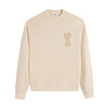 Ami love pullover sweatshirt fall and winterloose raglan sleeve round neck casual couple long sleeve new year