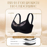 Full figure bra seamless push-up to prevent sagging