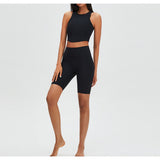 Women Yoga Set Spring/Summer Yoga Wear Slim Fit Running Exercise Workout Outfit