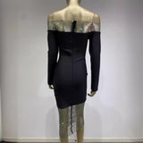 Women Dresses Bandage One-Piece Dress Party Dress Skirt (Ont0408)