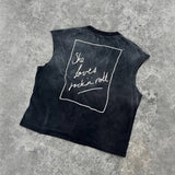 saint m t shirts s.m. rock 'n' roll limited edition crew neck pullover casual tank top