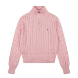Macaron rl ralph little pony half zipper fall and winterlooseknitting turtlenecktopswool clothescouple casual