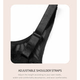 Full figure bra lace wireless women's