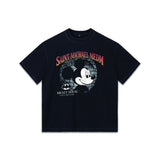 Customizable saintmichaelmedm astro boy graffiti short sleeve t-shirt - washed, distressed, heavyweight, oversized american style