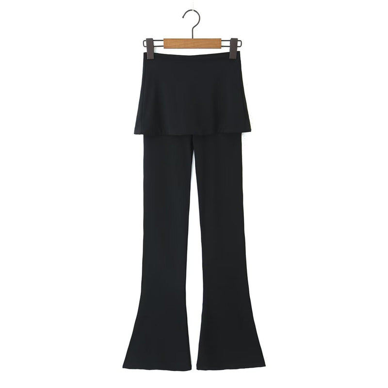 Women Pants Spring/Summer Stretch Flared Pants Trousers