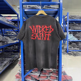 saint m t shirts s.m. evil bat graphic crewneck pullover short sleeve t-shirt