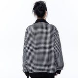 Unisex Jacket Autumn Vintage Plaid Jacket