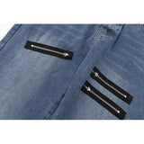 Gallery Dept Jeans Unisex Loose Zippered Hems Flared Jeans