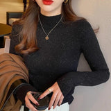 Women Knitwear Autumn and Winter Turtleneck Slim Fit Sweater