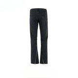 MIJKO Men's Vintage Pants MIJKO autumn and winter zipper trousers men's and women's wide feet