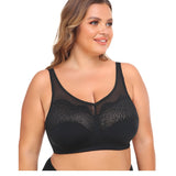 Full figure bra lace wireless women's