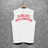 Amiri tank top hollywood pure letterprinting