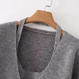 Women Sweater Knitwear Sexy Short Sweater