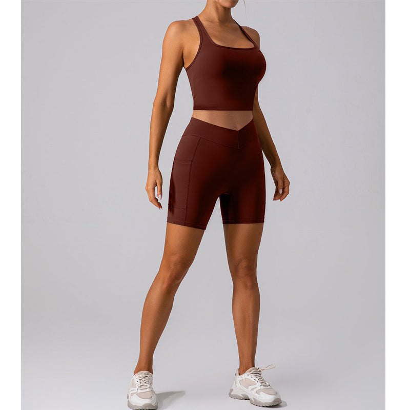 Women Yoga Sports Shorts Fitness Yoga Sports Shorts