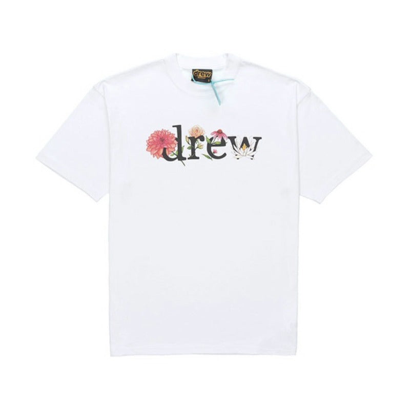 Drew house tshirt r collection d@ew floral & letter graphic crew neck pullover short sleeve wholesale single piece