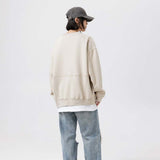 Unisex Hoodie Autumn Metal Label Letter Sweater