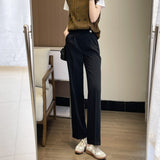 Women Sweatpants Suit Pants Straight-Leg Pants