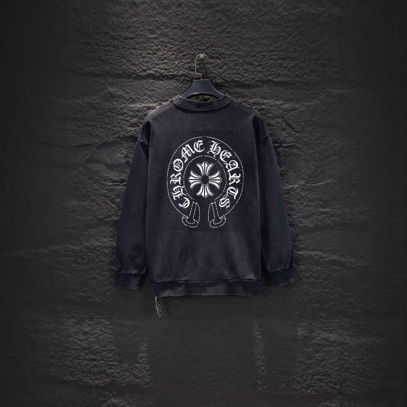 Chrome Hearts Sweatshirt Autumn/Winter Crew Neck Sweater