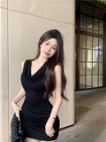 Women Dresses Vest Dress Summer Skirt Hip Skirt Short Skirt