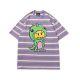 Drew house tshirt r d@ew cartoon dinosaur graphic crew neck pullover short sleeve