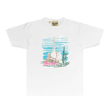 Gallery Dept T Shirt Retro Printed Loose Short-Sleeved Shirt