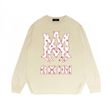 Amiri Long Sleeved Shirt Printed Trendy Pure Cotton