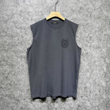 Amiri tank top dotted lotus printing