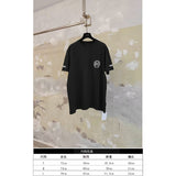 Ch hip-hop t shirts ch croo short-sleeved couple sanskrit letter character printingloosecasualpure cotton american style