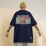 Men's T Shirt Loose Short Sleeve T-shirt Men's and Women's Hip Hop Couple Half Sleeve Top