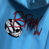 Chh Chrome Hearts Hoodie Autumn/Winter Sanskrit Alphabet Graffiti Embroidery Mouth Print Casual Loose Hooded Sweater