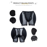 Butt lifter panty low waist hip enlargement