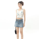 Women Vest Summer Sexy Short Vest